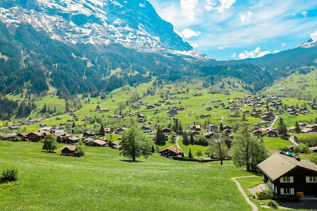 alpine village switzerland