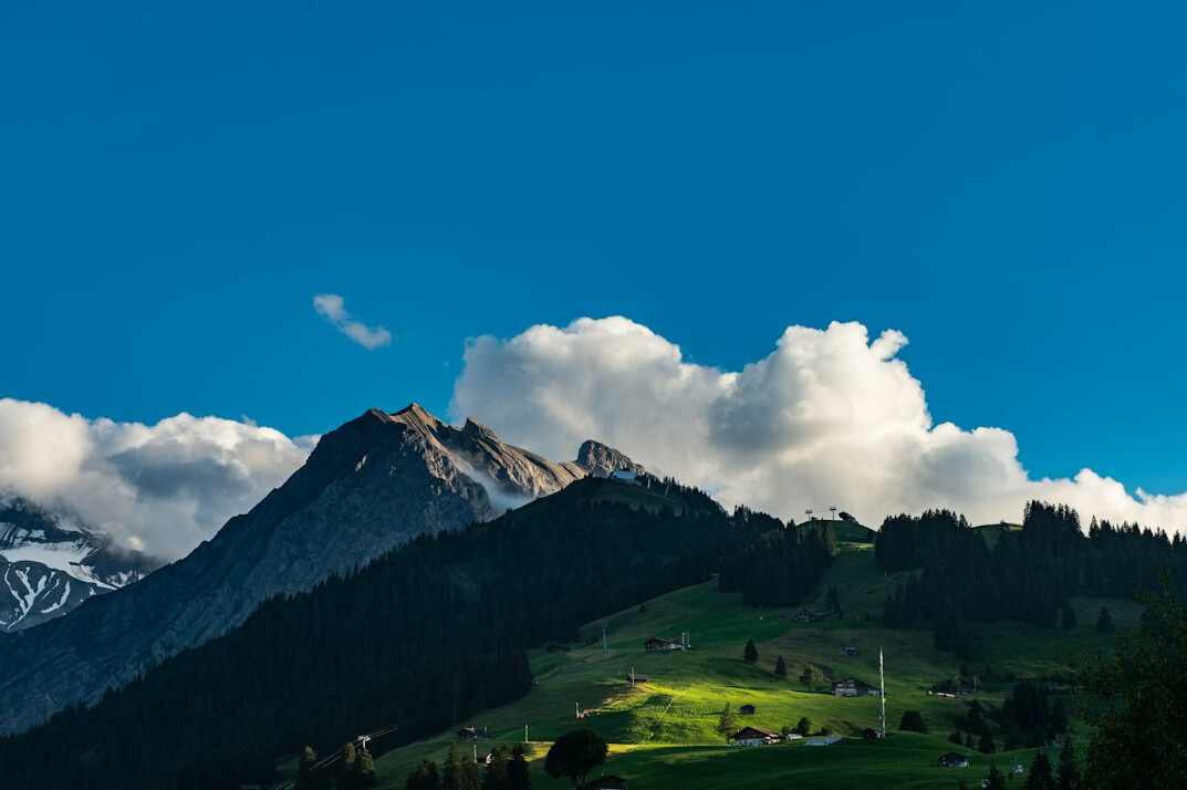 swiss mountains landscape